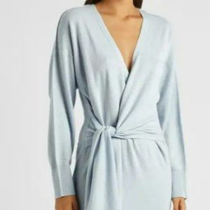 Jonathan Simkhai Light Blue Wrap Dress